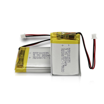 102535 3.7V 800mAh 3Wh Li Poly Battery With Protection Circuit